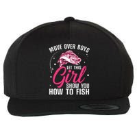 Funny Fishing Design For Fisherman Fishing Lover Wool Snapback Cap