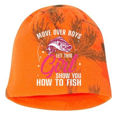 Funny Fishing Design For Fisherman Fishing Lover Kati - Camo Knit Beanie