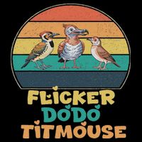 Funny Flicker Dodo Titmouse Bird Watch Nature Lover Backpack