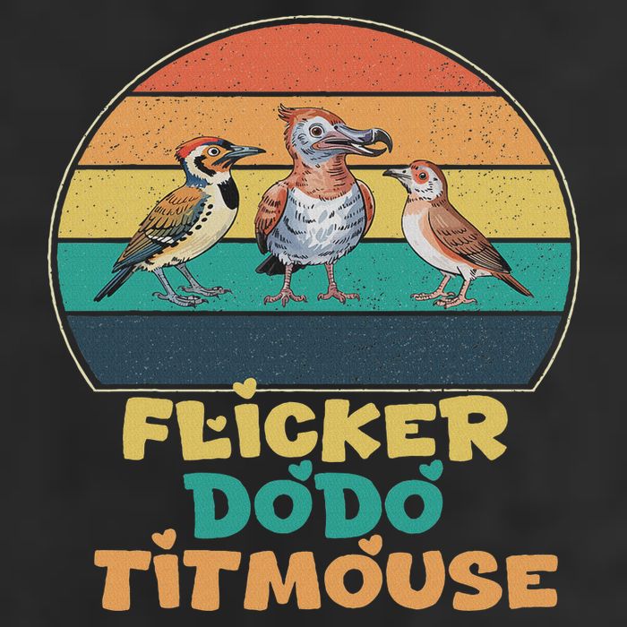 Funny Flicker Dodo Titmouse Bird Watch Nature Lover 15oz Campfire Ceramic Mug