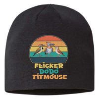 Funny Flicker Dodo Titmouse Bird Watch Nature Lover Sustainable Beanie