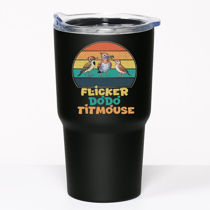 Funny Flicker Dodo Titmouse Bird Watch Nature Lover Tumbler