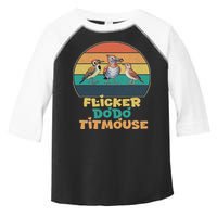 Funny Flicker Dodo Titmouse Bird Watch Nature Lover Toddler Fine Jersey T-Shirt