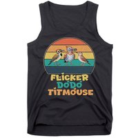 Funny Flicker Dodo Titmouse Bird Watch Nature Lover Tank Top
