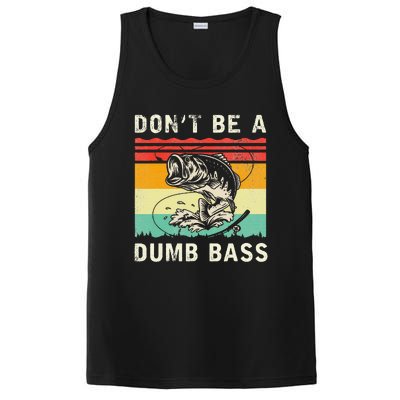 Funny Fishing DonT Be A Dumb Bass Vintage Fisherman PosiCharge Competitor Tank