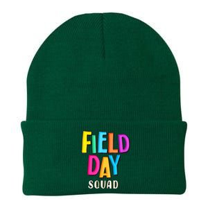 Field Fun Day Squad School Trip Vibes Teachers Knit Cap Winter Beanie