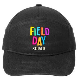 Field Fun Day Squad School Trip Vibes Teachers 7-Panel Snapback Hat