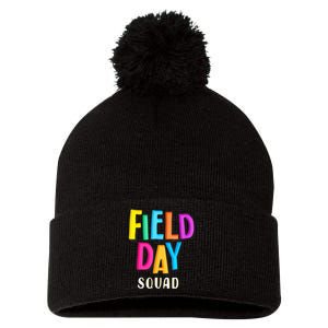 Field Fun Day Squad School Trip Vibes Teachers Pom Pom 12in Knit Beanie