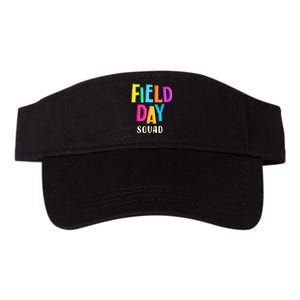 Field Fun Day Squad School Trip Vibes Teachers Valucap Bio-Washed Visor