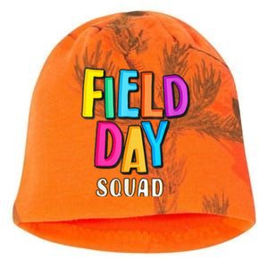 Field Fun Day Squad School Trip Vibes Teachers Kati - Camo Knit Beanie