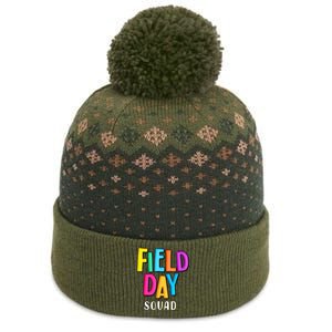 Field Fun Day Squad School Trip Vibes Teachers The Baniff Cuffed Pom Beanie