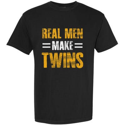 Funny Father's Day Humor Novelty for Twins Dad Garment-Dyed Heavyweight T-Shirt