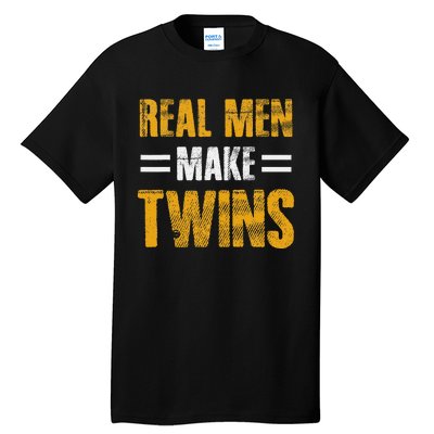 Funny Father's Day Humor Novelty for Twins Dad Tall T-Shirt