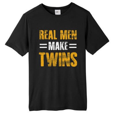 Funny Father's Day Humor Novelty for Twins Dad Tall Fusion ChromaSoft Performance T-Shirt