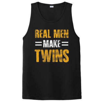 Funny Father's Day Humor Novelty for Twins Dad PosiCharge Competitor Tank