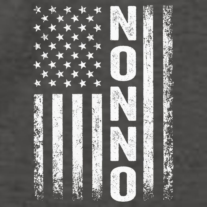 Funny Fathers Day Nonno American Flag Gift Vector Backpack