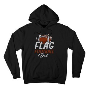 Flag Football Dad Proud Dad Of Ballers Father's Day Hoodie