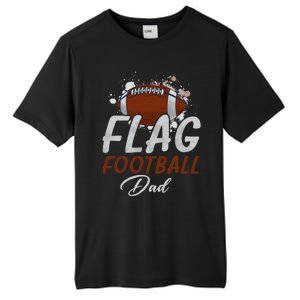 Flag Football Dad Proud Dad Of Ballers Father's Day Tall Fusion ChromaSoft Performance T-Shirt