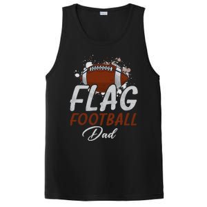 Flag Football Dad Proud Dad Of Ballers Father's Day PosiCharge Competitor Tank