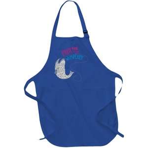 Funny Fishing Dad Papa The Fish Whisperer Cute Gift Full-Length Apron With Pockets