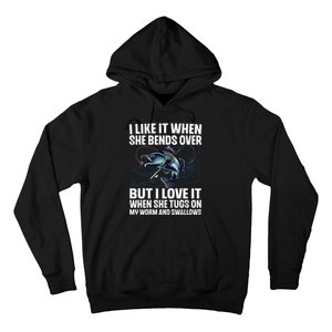 Funny Fishing Design For Fishing Fish Fisherman Hoodie