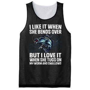 Funny Fishing Design For Fishing Fish Fisherman Mesh Reversible Basketball Jersey Tank