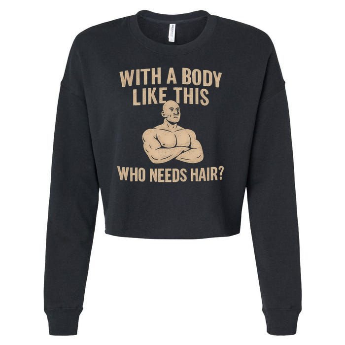 Funny Father's Day Gift Idea - Perfect for Dads! Cropped Pullover Crew