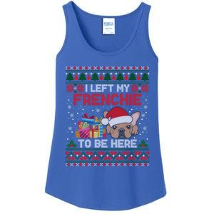 Funny Frenchie Dog Ugly Xmas Frenchie Ugly Christmas Ladies Essential Tank