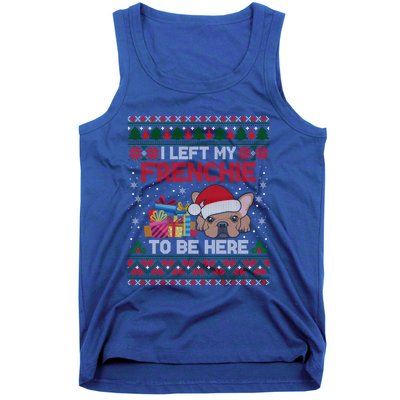 Funny Frenchie Dog Ugly Xmas Frenchie Ugly Christmas Tank Top