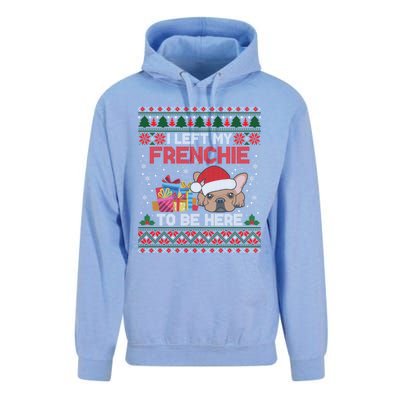 Funny Frenchie Dog Ugly Xmas Frenchie Ugly Christmas Unisex Surf Hoodie