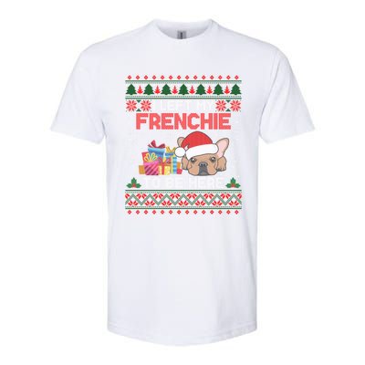 Funny Frenchie Dog Ugly Xmas Frenchie Ugly Christmas Softstyle CVC T-Shirt