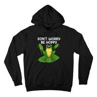 Funky Frog Design Unique Artwork for Frog Enthusiasts Hoodie