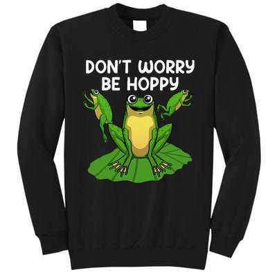 Funky Frog Design Unique Artwork for Frog Enthusiasts Sweatshirt