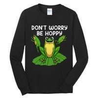 Funky Frog Design Unique Artwork for Frog Enthusiasts Tall Long Sleeve T-Shirt