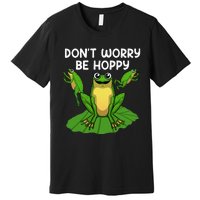 Funky Frog Design Unique Artwork for Frog Enthusiasts Premium T-Shirt