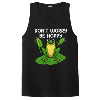 Funky Frog Design Unique Artwork for Frog Enthusiasts PosiCharge Competitor Tank