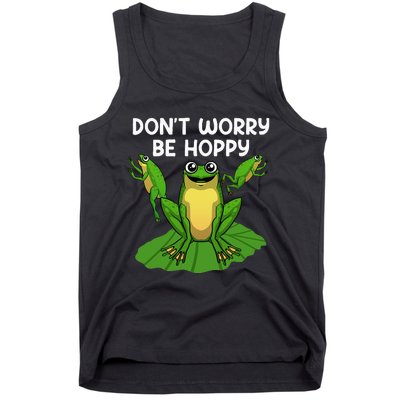 Funky Frog Design Unique Artwork for Frog Enthusiasts Tank Top