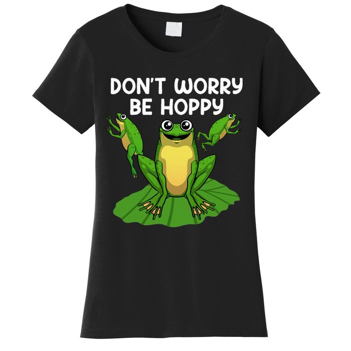 Funky Frog Design Unique Artwork for Frog Enthusiasts Women's T-Shirt