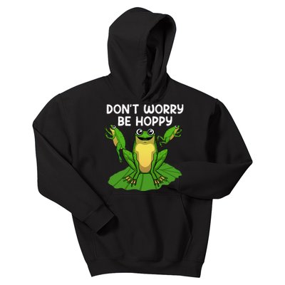 Funky Frog Design Unique Artwork for Frog Enthusiasts Kids Hoodie