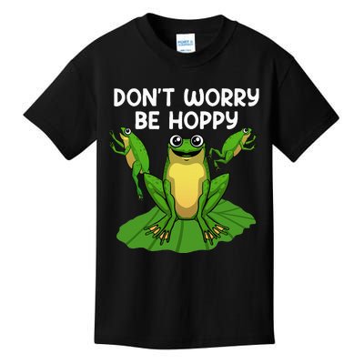 Funky Frog Design Unique Artwork for Frog Enthusiasts Kids T-Shirt