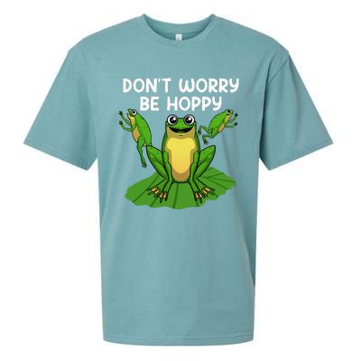 Funky Frog Design Unique Artwork for Frog Enthusiasts Sueded Cloud Jersey T-Shirt