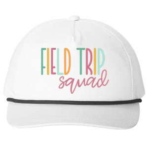 Field Fun Day Squad School Trip Vibes Teachers Snapback Five-Panel Rope Hat