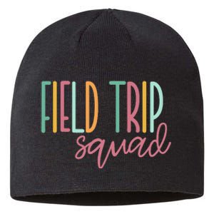 Field Fun Day Squad School Trip Vibes Teachers Sustainable Beanie