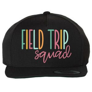 Field Fun Day Squad School Trip Vibes Teachers Wool Snapback Cap