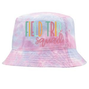 Field Fun Day Squad School Trip Vibes Teachers Tie-Dyed Bucket Hat