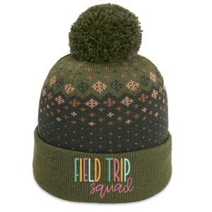 Field Fun Day Squad School Trip Vibes Teachers The Baniff Cuffed Pom Beanie