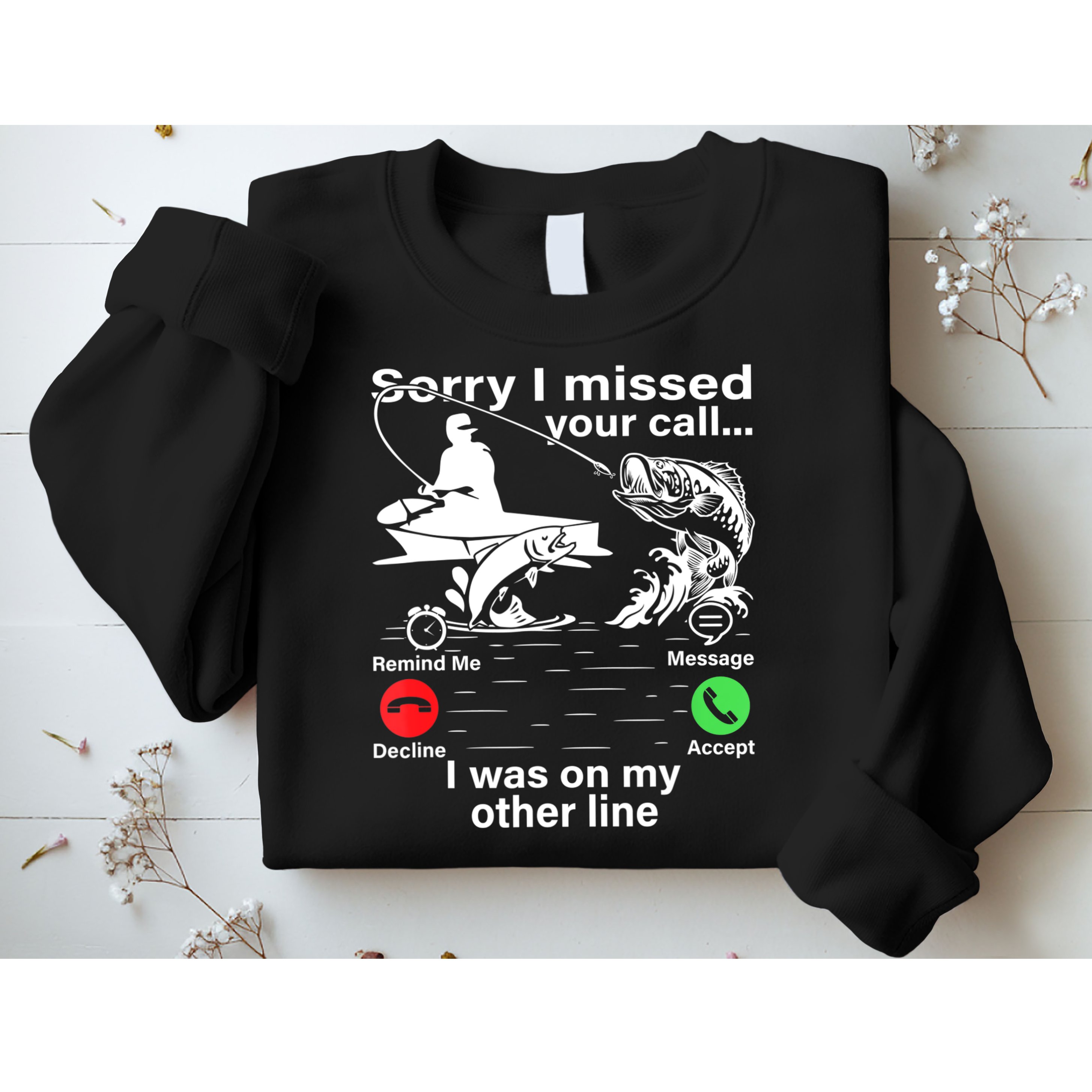 Funny Fishing Dad Funny Reel Cool Fish Fisherman Sweatshirt