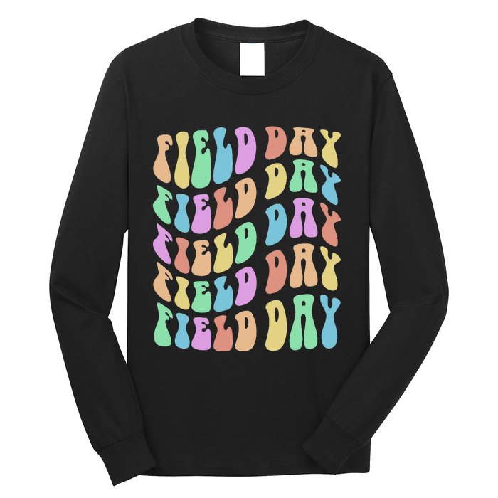 Funny FIELD DAY Vibes Fun Crew I'm Just Here for Summer Long Sleeve Shirt