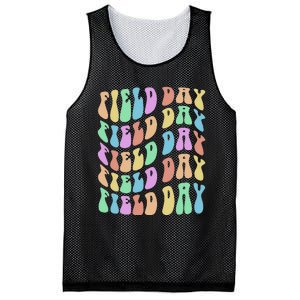 Funny FIELD DAY Vibes Fun Crew I'm Just Here for Summer Mesh Reversible Basketball Jersey Tank