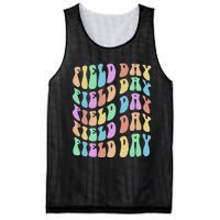 Funny FIELD DAY Vibes Fun Crew I'm Just Here for Summer Mesh Reversible Basketball Jersey Tank